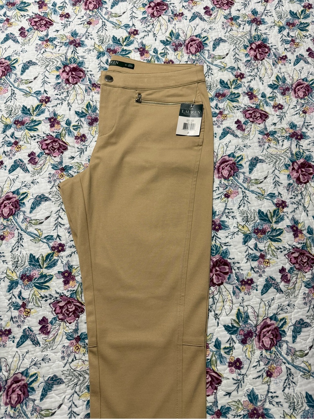 Ralph Lauren Women’s Tan Stretch Chino Pants